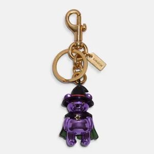 🆕 Coach Witch Bear Bag Charm Key Fob